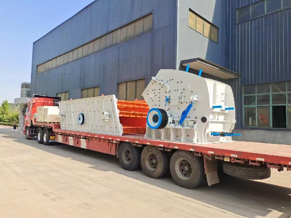 100 tons of stone crusher production line sent to Hubei, China