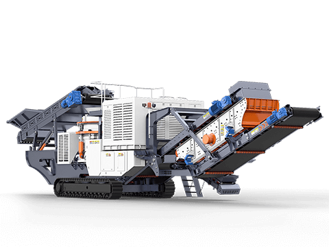 cone crawler crushing station