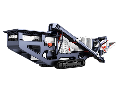 Impact crawler crushing station
